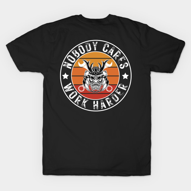 Nobody Cares Work Harder Skull by oneduystore